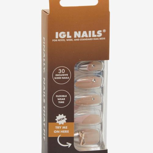 IGL Nails Pink Bow Press-On Nails