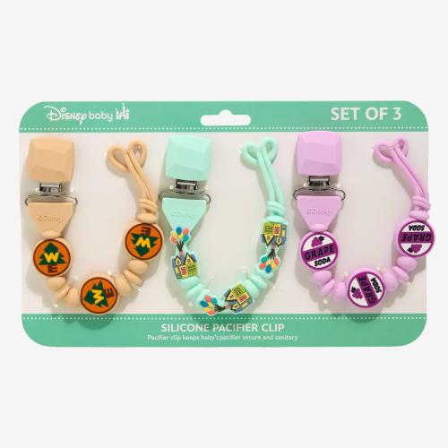 Disney Pixar Up Wilderness Badges Pacifier Clip Set BoxLunch Exclusive