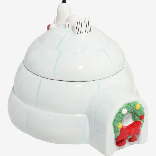 Peanuts Snoopy Igloo Figural Cookie Jar