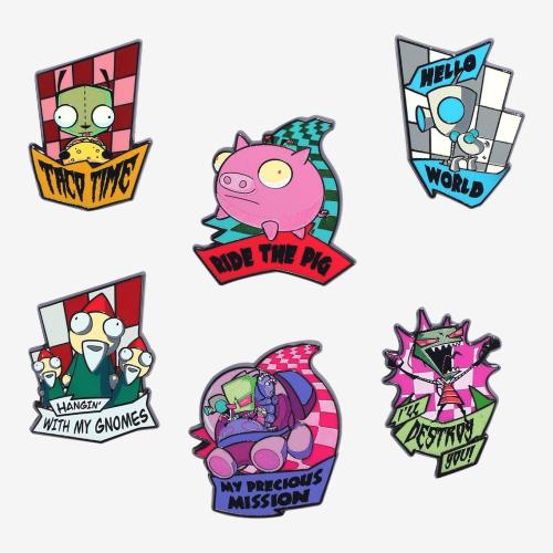 Invader Zim Character Blind Box Enamel Pin