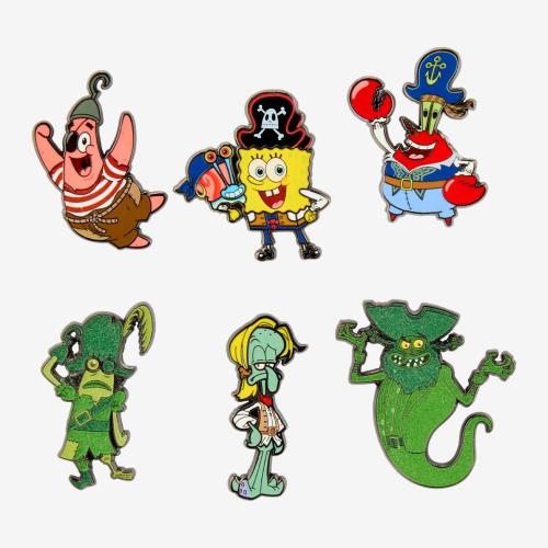 SpongeBob SquarePants The SpongeBob Movie Pirates Blind Box Enamel Pin – BoxLunch Exclusive