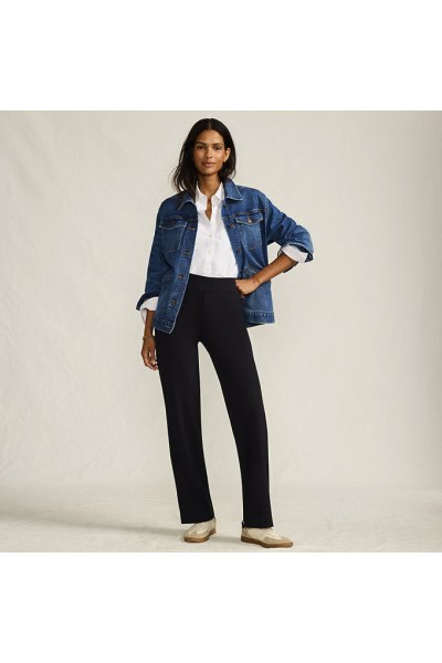 Starfish Mid Rise Straight Leg Pants Lands End