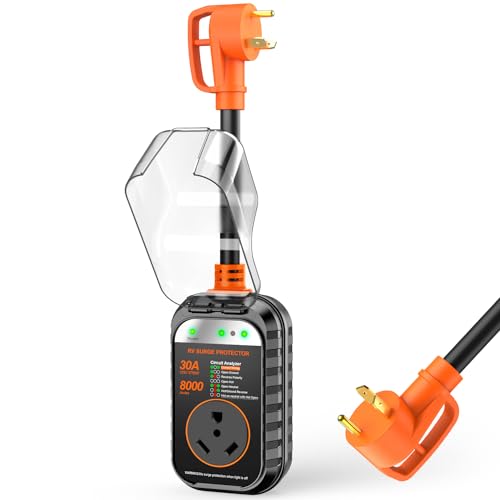 RV Surge Protectors 30 Amp RV Circuit Analyzer [𝟐𝟎𝟐𝟔 𝐍𝐞𝐰 𝐔𝐩𝐠𝐫𝐚𝐝𝐞𝐝 & 𝐆𝐞𝐧𝟐]