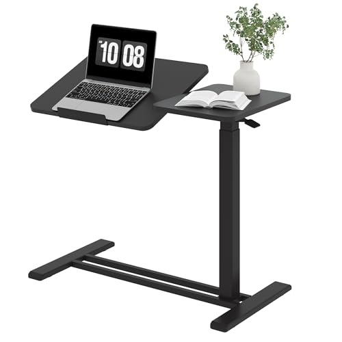 Small Rolling Overbed Table Adjustable Height