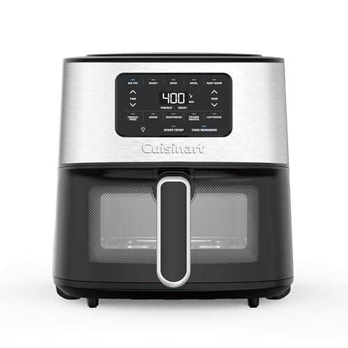 Cuisinart Air Fryer, 6-Quart Basket Large Fryer with 5 Cooking Functions