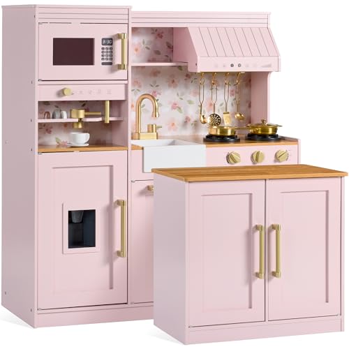 Pretend Play Kitchen for Kids, 17 Accessories