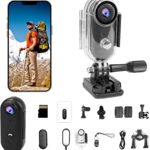 4K Thumb Action Camera, Sports & Action Video Camera