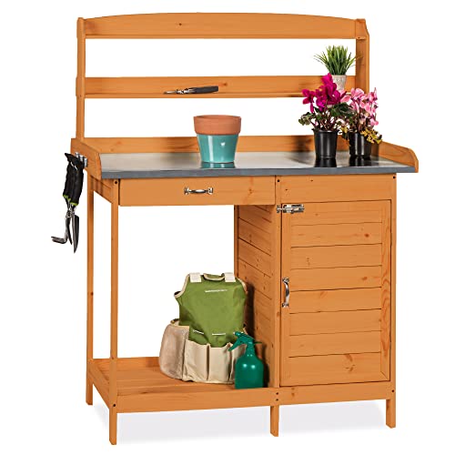 Outdoor Garden Wooden Potting Bench