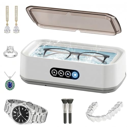 Ultrasonic Cleaner Machine for Jewelry, Mouth Guards, Eyeglasses