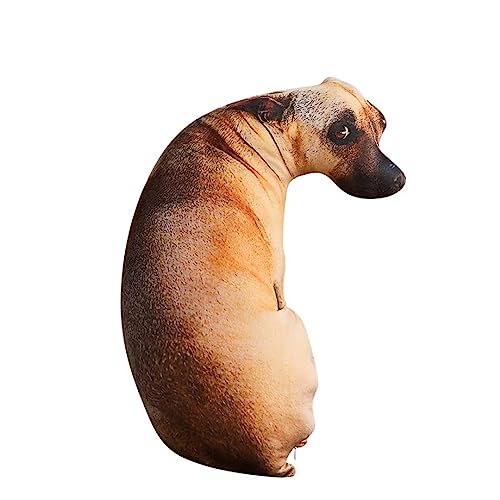 Dog Pillow 3D Simulation Dog Shaped Pillow, 27.6″