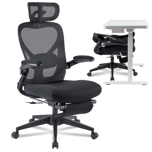 FLEXISPOT Foldex Ergonomic Office Chair, Folding Chair for Small Spaces