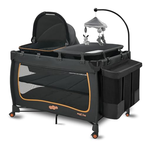 6 in 1 Baby Pack and Play with Bassinet