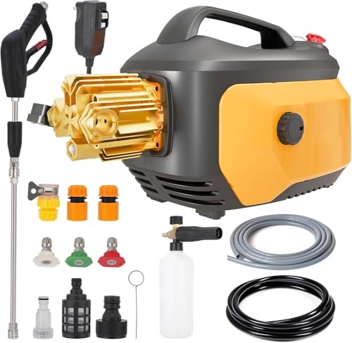 Pressure Washer, Power Washer with nozzles, Foam Cannon for Cars/Fences/Driveways/Patios/Homes