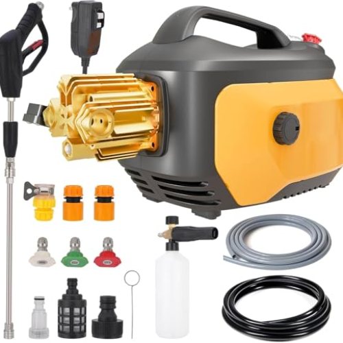 Pressure Washer, Power Washer with nozzles, Foam Cannon for Cars/Fences/Driveways/Patios/Homes