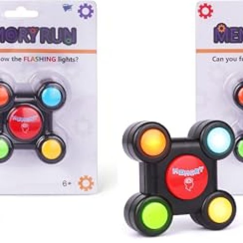 Electronic Memory Handheld Game with Lights (Pack of 2) Kids 6+, Adults