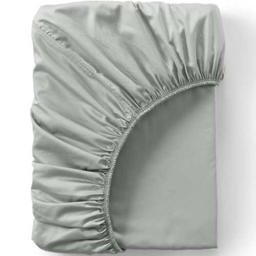 400 Thread Count Premium Supima Cotton Sateen Bed Sheet Set Lands End