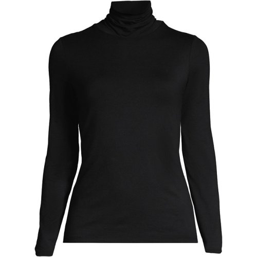 Lightweight Jersey Long Sleeve Turtleneck Lands End