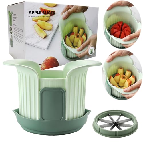 Apple Slicer, 8 Slices Heavy Duty Apple Cutter / Tomato Slicer