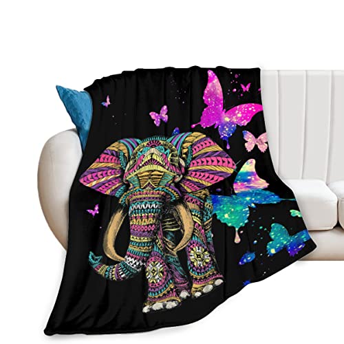 Elephant Throw Blanket Fuzzy