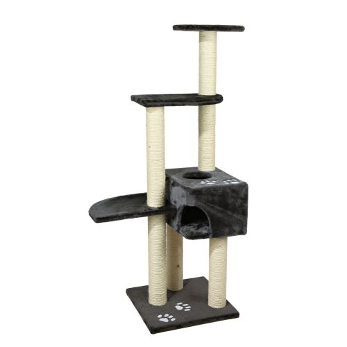 Trixie 55-In Alicante Cat Tree, Dark Gray in Grey | PetSmart