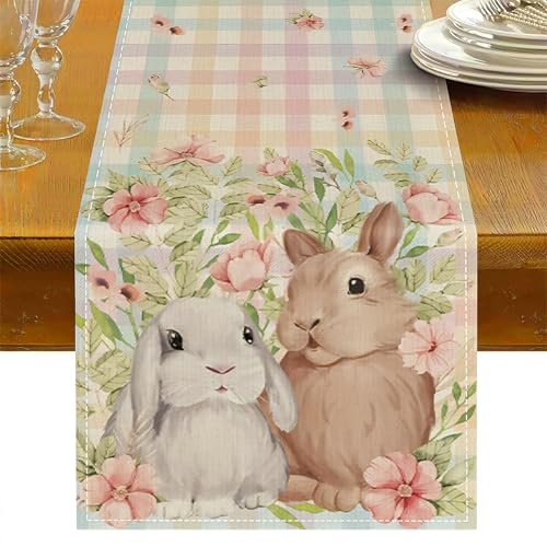 Easter Table Runner Bunny: 13×72 Inches, Spring