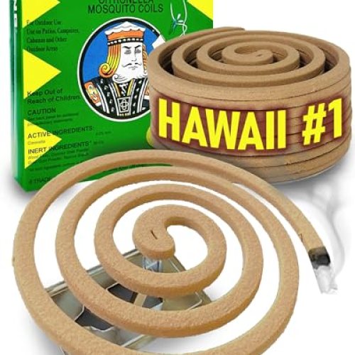 KING Mosquito Coils. Each Coil’s Scent Lasts up to 8 Hours (10 Coils)