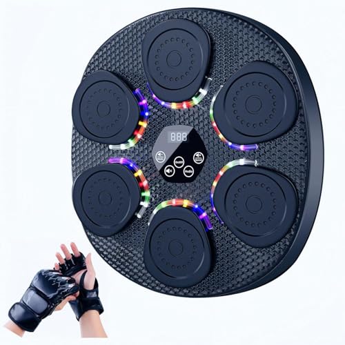 Smart Music Boxing Machine with Gloves, Fun Boxing Game