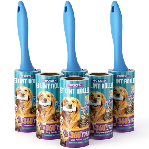 Lint Roller, 600-Sheet Extra Sticky Lint Rollers for Pet Hair