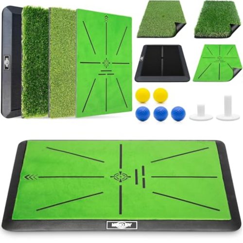 Golf Hitting Mats with Golf Tees Practice