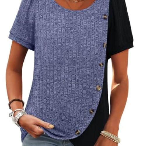 Women’s Plus Size Spring T-shirt Date Night Outfit