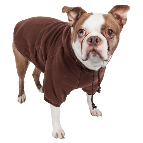 Pet Life Comfort Hoodie in Brown, Size: XS | PetSmart