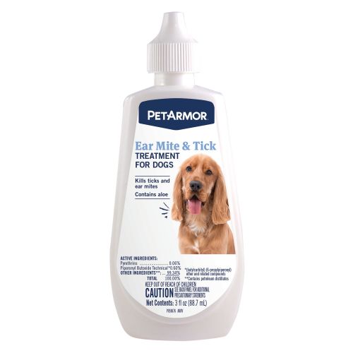 Petarmor Ear Mite And Tick Treatment, 3 Fl oz | PetSmart