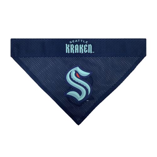 Pets First Seattle Kraken NHL Reversible Pet Bandana, Size: Small | PetSmart