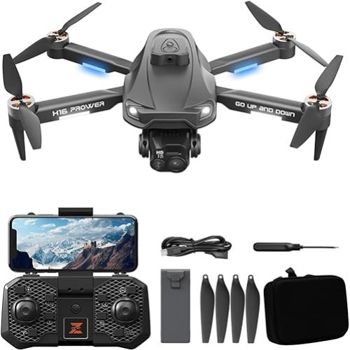 Camera Drone for Adults & Beginners, Obstacle Avoidance Drone with Stable Hovering