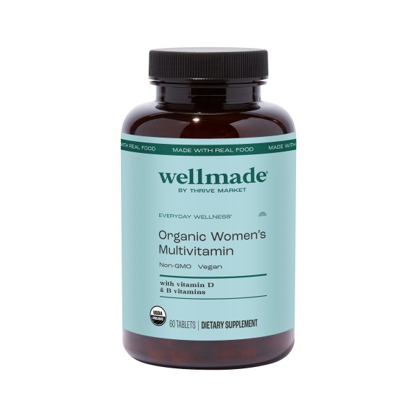 wellmade Real Food Organic 60 tablet bottle