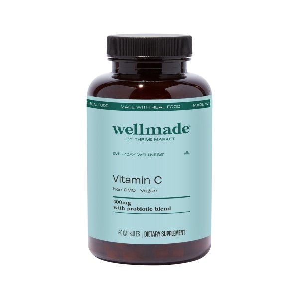 wellmade Real Food Vitamin C 60 capsule bottle