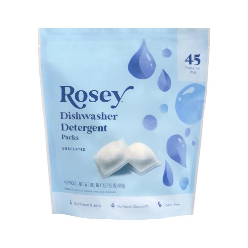Rosey by Thrive Market Dishwasher Detergent Packs, 45 count