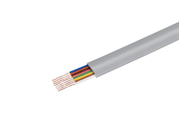 Monoprice RJ45 8 Conductor Modular Bulk Cable, 28AWG, Stranded, Flat, Sliver, 1000ft