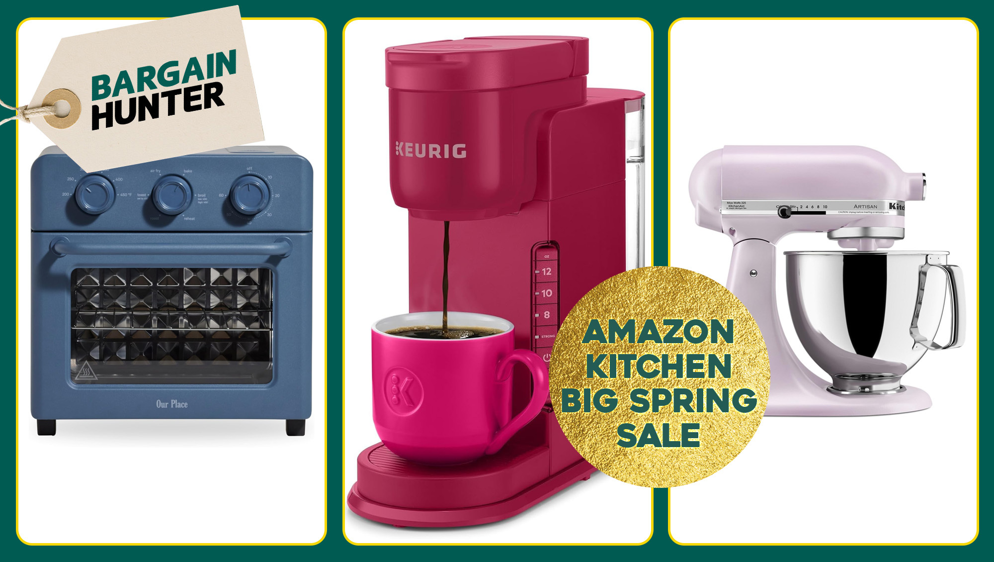 composite photo of kitchen appliances