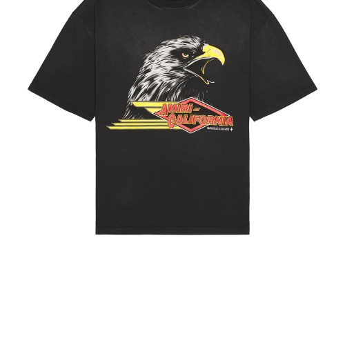 Amiri Oversized Tee in Black