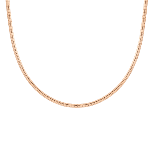 Aurate New York Omega Chain Necklace, Vermeil Gold