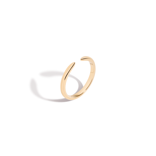 Aurate New York X Ring, 14k Gold, Size 5