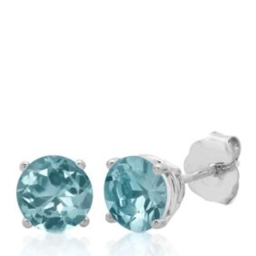 Belk Co 14k White Gold Stud Earrings