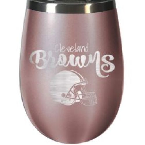 Great American Products NFL 12 Ounce Rose Gold Wine Tumbler