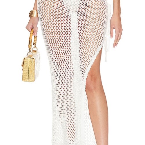 BEACH RIOT Deborah Skirt in White