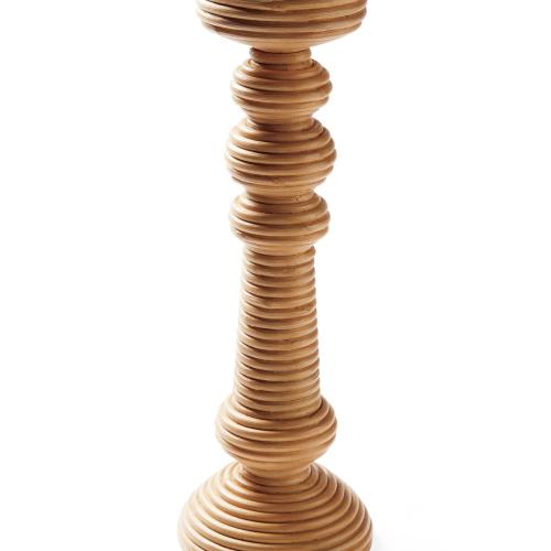 Carmel Rattan Candlestick