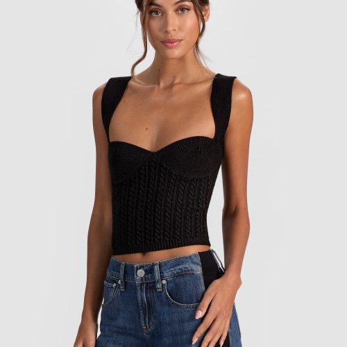alice olivia ADRIANNA KNIT CORSET