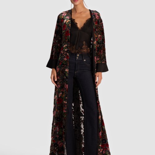 alice + olivia NOMI MAXI KIMONO