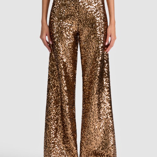 alice + olivia ATHENA SEQUIN PANT