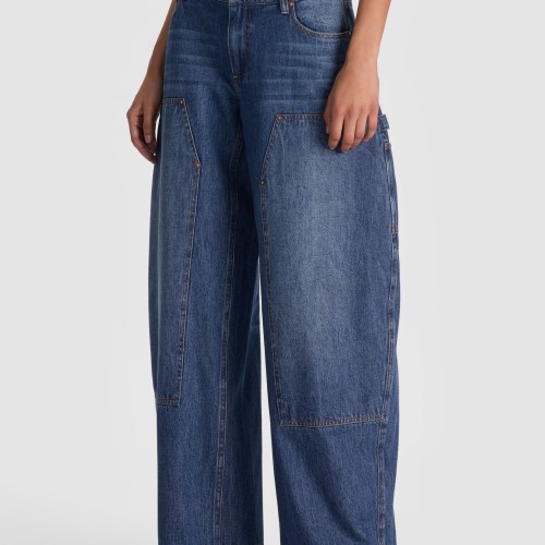 alice + olivia ANDIE CARPENTER BARREL JEAN